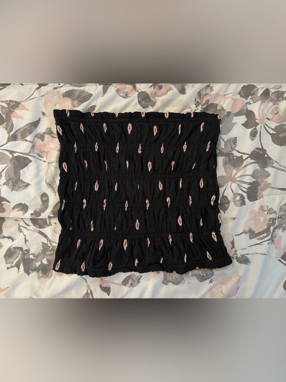 Anthropologie smocked tube top